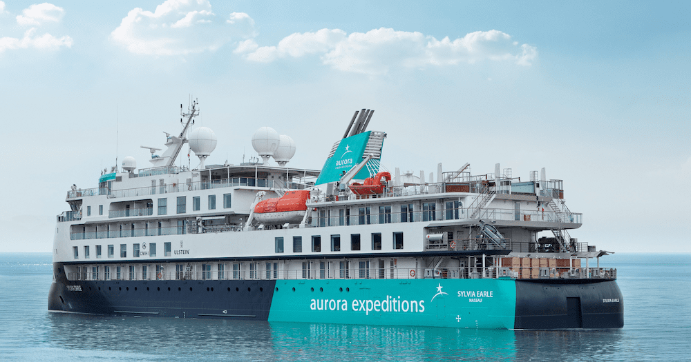 Pop the champagne! Aurora launches new ship Sylvia Earle