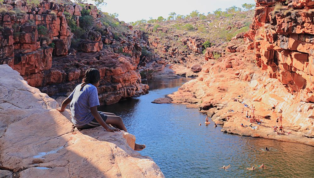 Bell Gorge / Dalmanyi is one of the most picturesque and scenic gorges in the Kimberley ©Tourism Western Australia