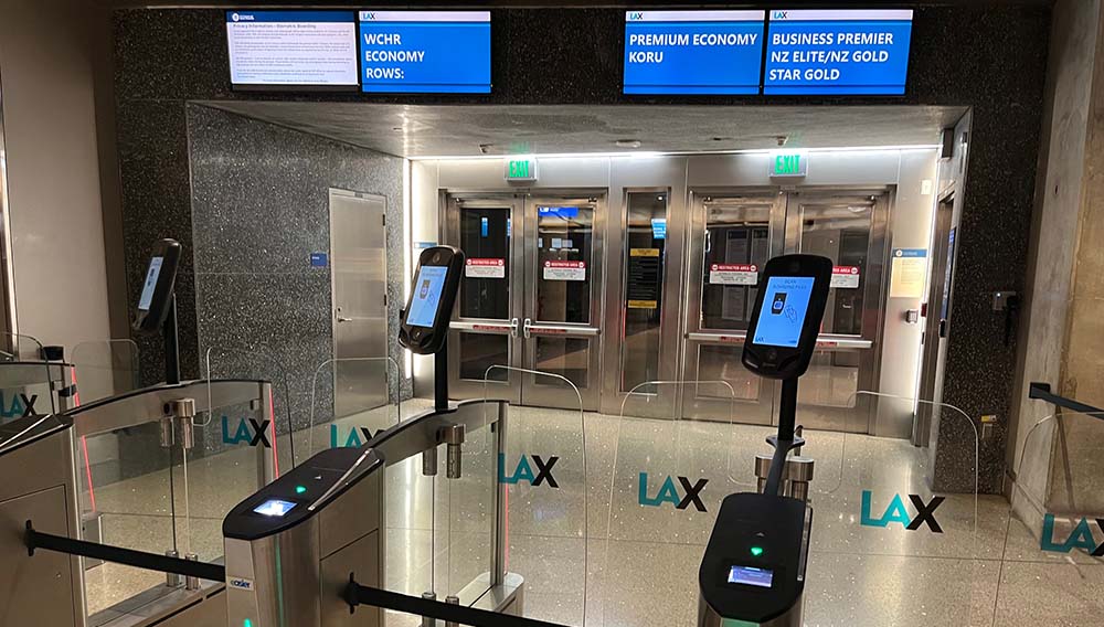 Aussie airport lines reduced by 30% with facial recognition tech: FCTG Chief Experience Officer 1 Biometric gates at Los Angeles Airport – facial recognition. Image: Shutterstock