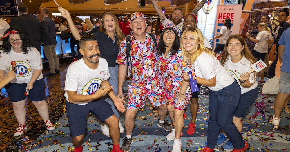 Here comes fun: Carnival Luminosa departs on first-ever Australian cruise
