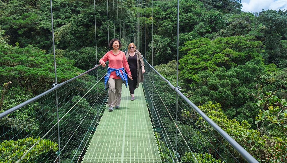 Intrepid Travel CostaRica Monteverde Bridges Female travellers 07
