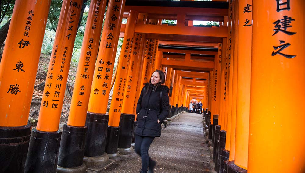 Japan Kyoto Fushimi Inari Taisha 1000 Torii Gates Traveller