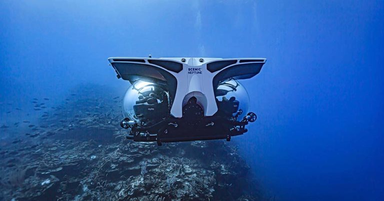 Submarine dreams: Scenic treats guests to world-first night dive in Mexico