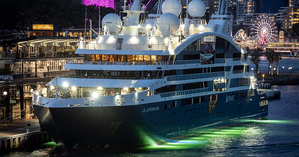Bienvenue! PONANT’s Le Lapérouse sails into Sydney after 3-plus years away