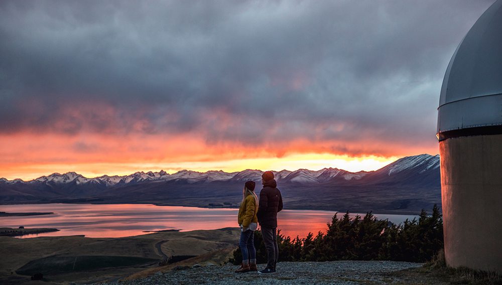 Jaw-dropping skies filled to the brim with stars can be seen from Mount John Stargazing Observatory, in the dark sky reserve at Tekapo ©Miles Holden