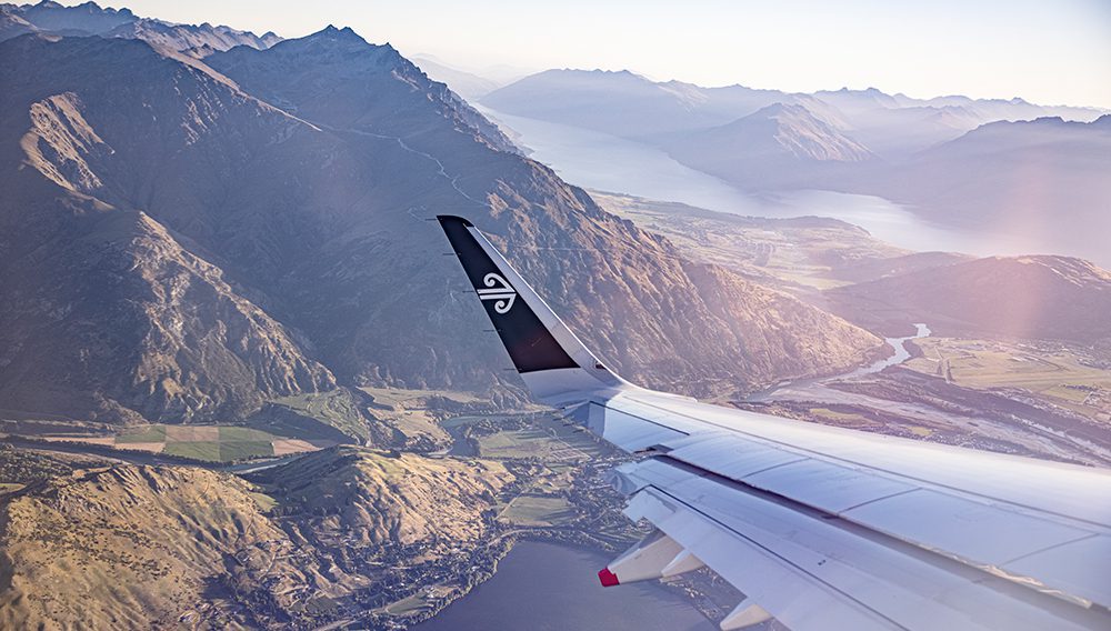 Air New Zealand A321 Wingshot