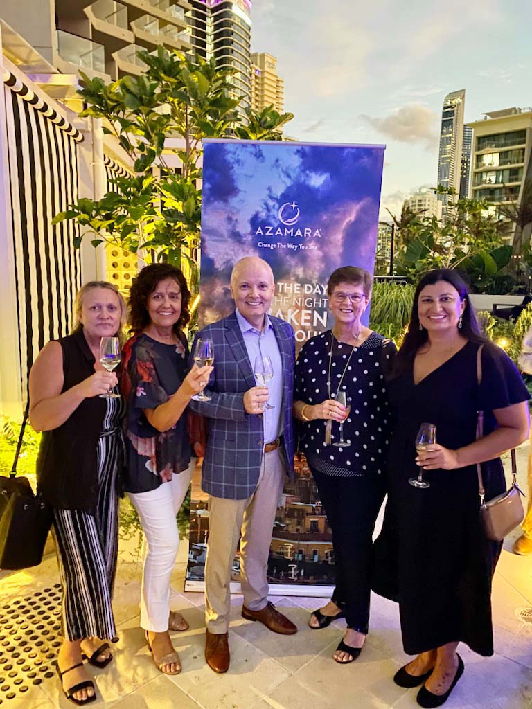Luxe on land: Azamara Captain entertains advisors on the Gold Coast 1 Azamara GC Feb 2023 3
