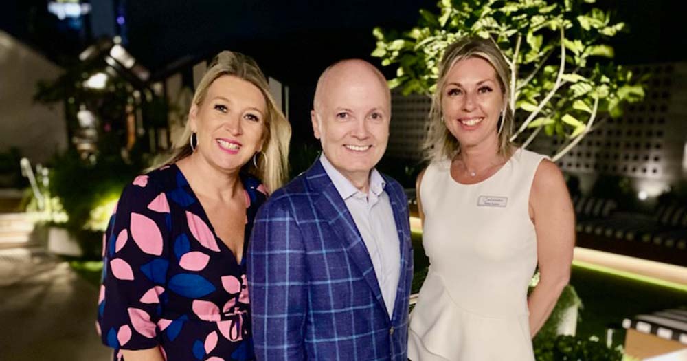 Luxe on land: Azamara Captain entertains advisors on the Gold Coast