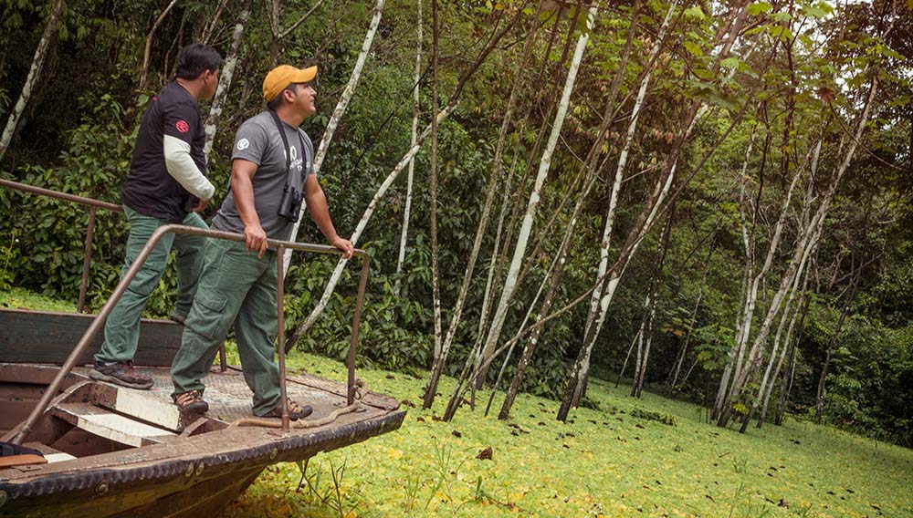 GA Peru Amazon Marsh Skiff Jungle CEOs