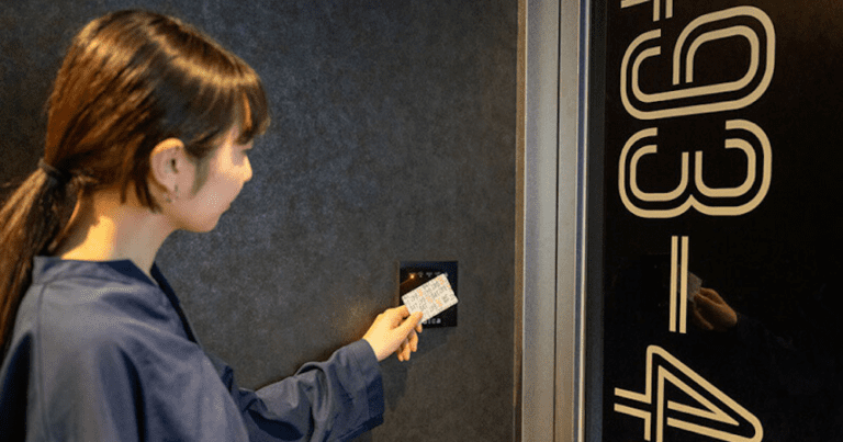 In this new Japanese hotel, you check in/out with your train card 