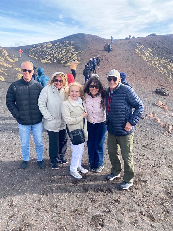 Famil fun: FCTG Independent advisors enjoy the Med with Viking 1 Viking Mt Etna