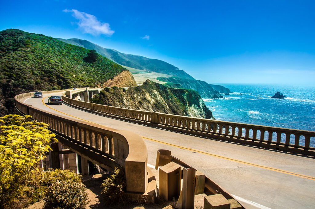 Bixby Creek Bridge on PCH1 near Big Sur.