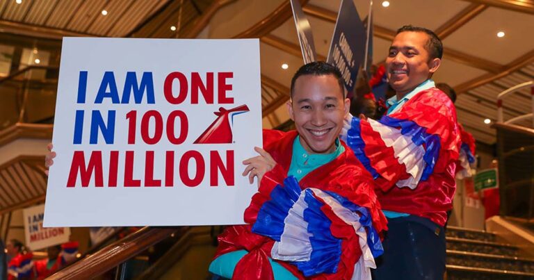 Carnival makes waves as first cruise line to host 100M guests