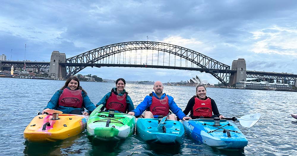 Chimu Adventures & Flight Centre take to the water for FCTG Wellness Week