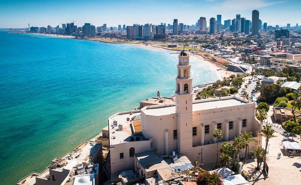 Tel Aviv's coastline