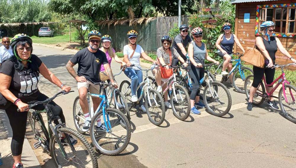 South African Tourism & Virtuoso send Aussie agents on safari for wildlife & wine time 1 SA Tourism The Hippos on a bike tour of Soweto