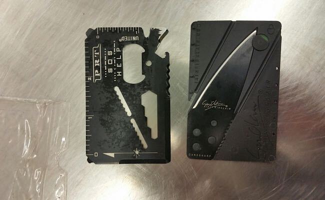 A credit card knife