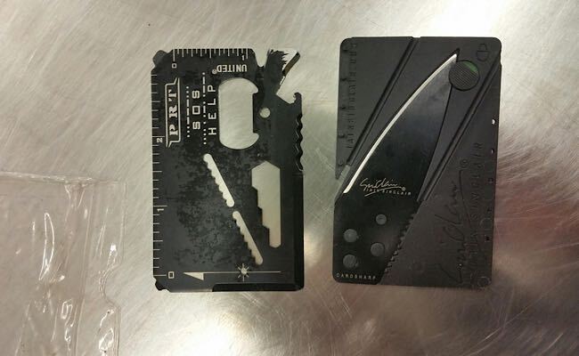 Alcohol alert! AFP makes hundreds of airport arrests since Nov 1 A credit card knife