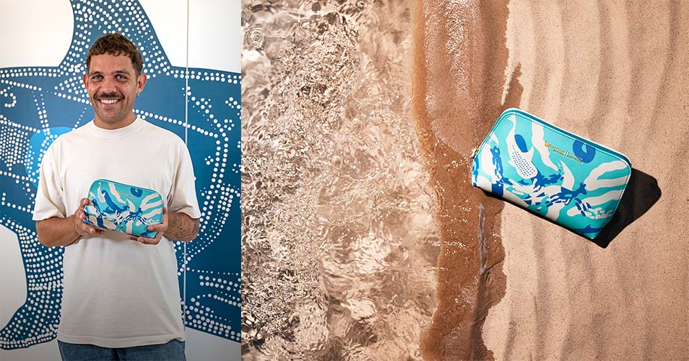 Qantas taps WA artist to dream up inspiring new amenity kits