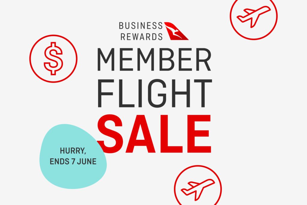 Qantas Member Flight Sale Tile