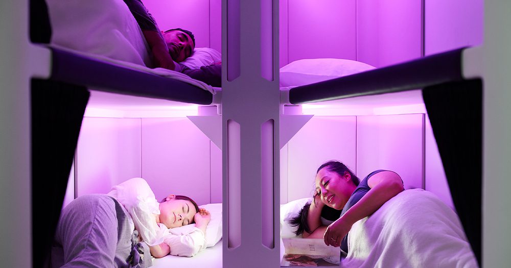 Skynest! Air New Zealand announces world's first sleep pod details