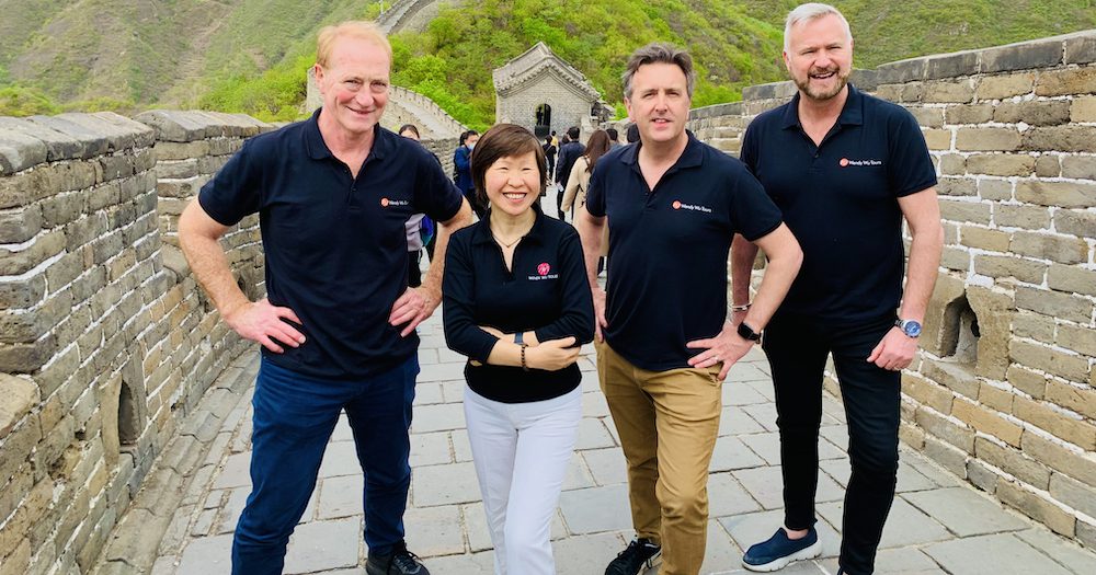 Left to Right - Peter Crane (Global Product Director); Wendy Wu (Founder Wendy Wu Tours); Lee Holden (UK Head of Marketing); Gary King (UK Head of Trade Sales).