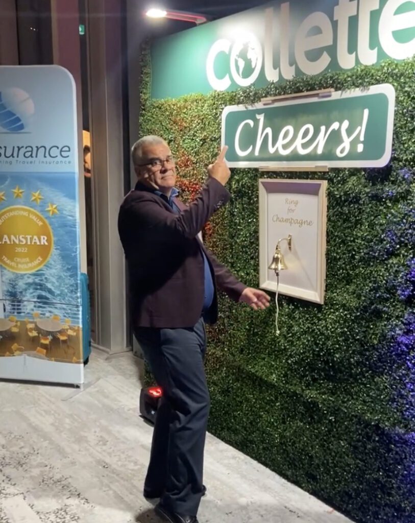 Lap of Luxury: Virtuoso’s On Tour event wraps up in style 5 Collette's David Farrar ringing the bell.