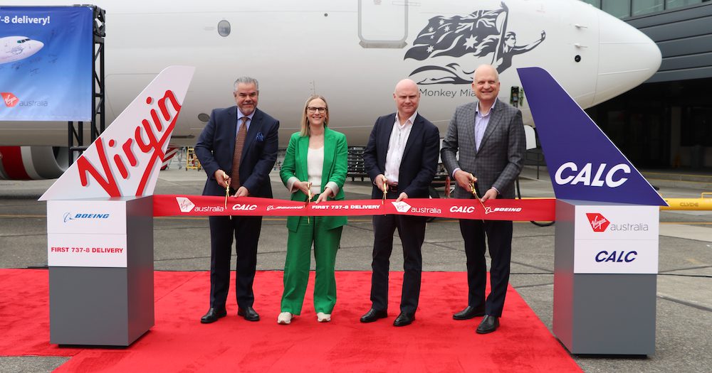 Virgin Australia takes delivery of first new Boeing MAX aircraft