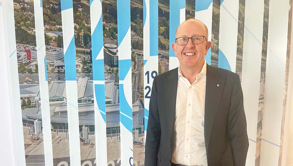 Canberra Airport Managing Director Stephen Byron