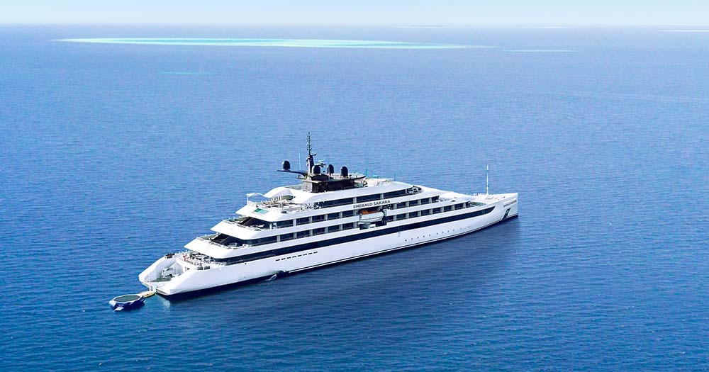 Emerald Sakara luxe yacht on schedule for first Mediterranean sailing