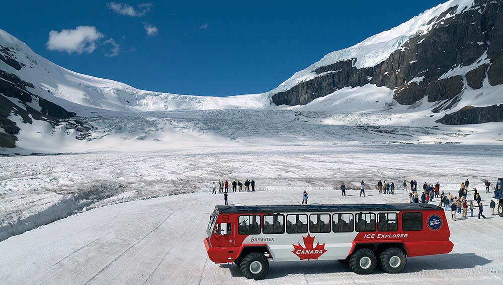 Travel Alberta Athabascar Glacier Ice
