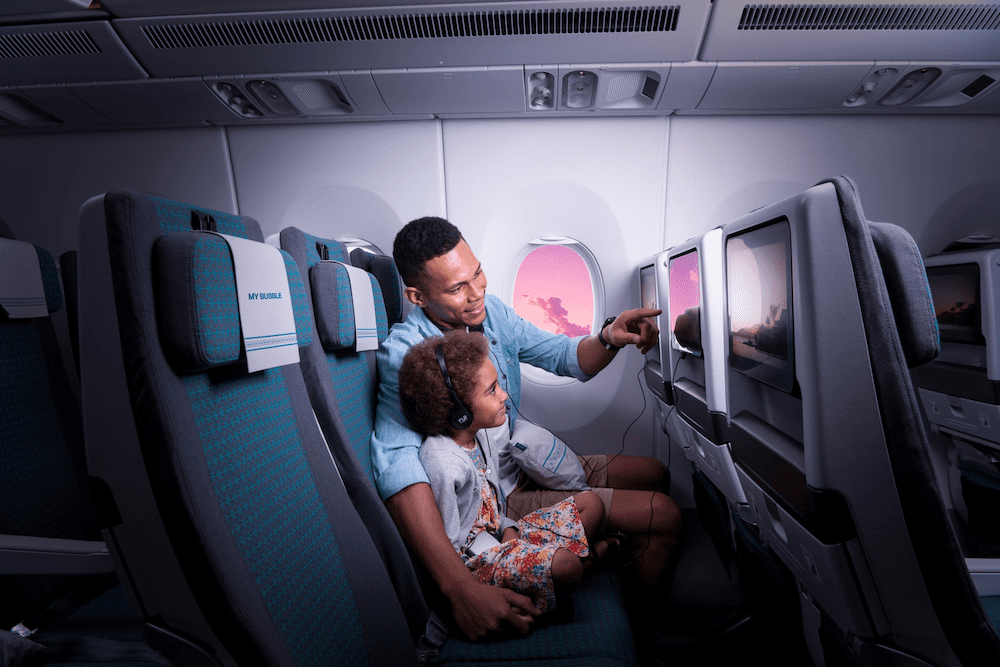 Fiji Airways ups MEL, SYD capacity; teases new Aussie routes 2 FJ's A350 economy class.