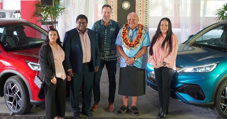 Tourism Fiji plugs into sustainable transport with first-ever EV fleet