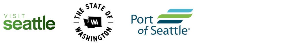 VisitSeattle Washington State Port of Seattle footer