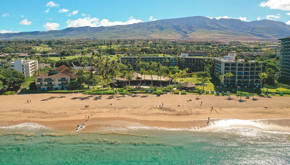 OUTRIGGER Ka‘anapali Beach Resort Aerial