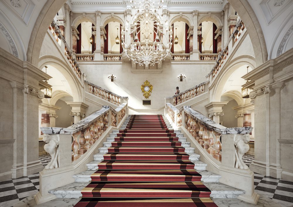 Raffles London at The Owo Grand Staircase