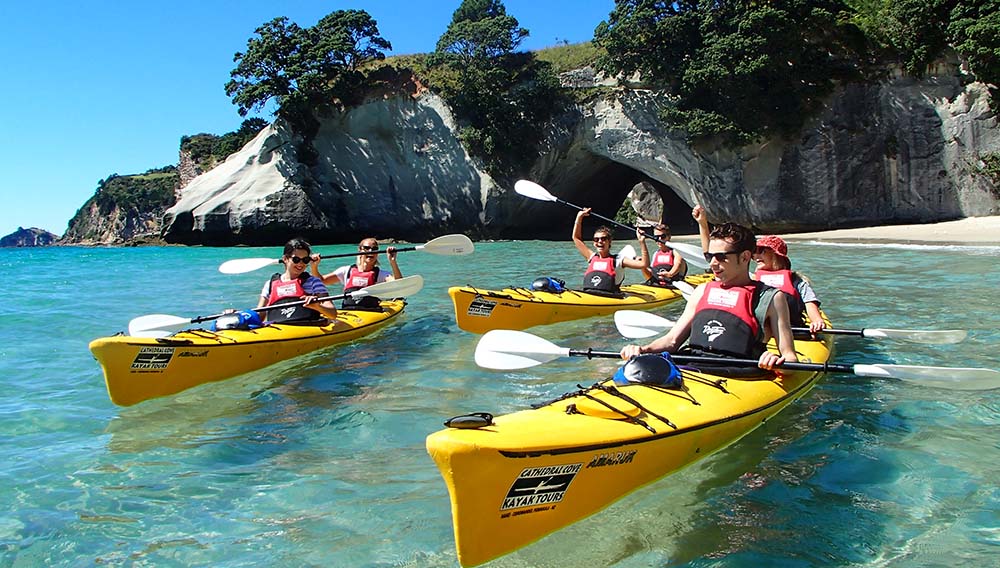 TNZ Cathedral Cove Kayaks Classic Tour