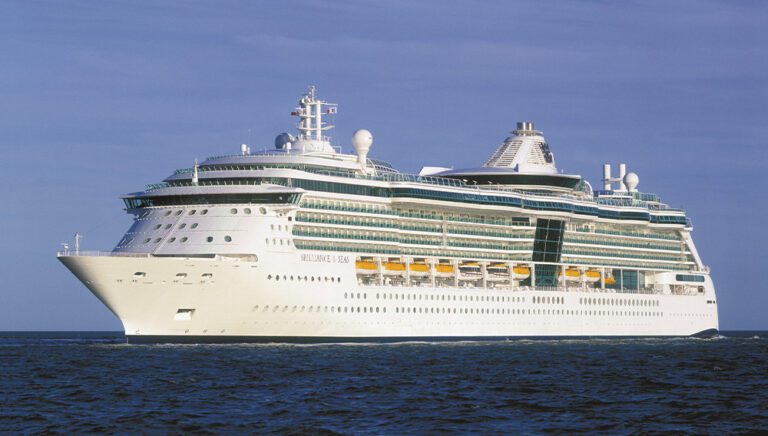 On debut: Brilliance of the Seas arrives in Sydney to launch 23/24 season