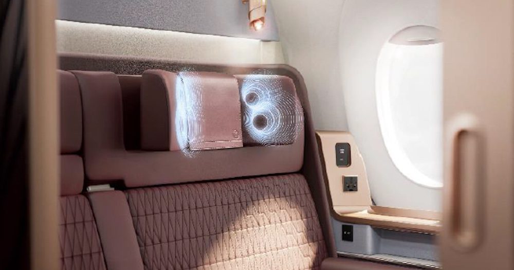First Class built-in speakers.