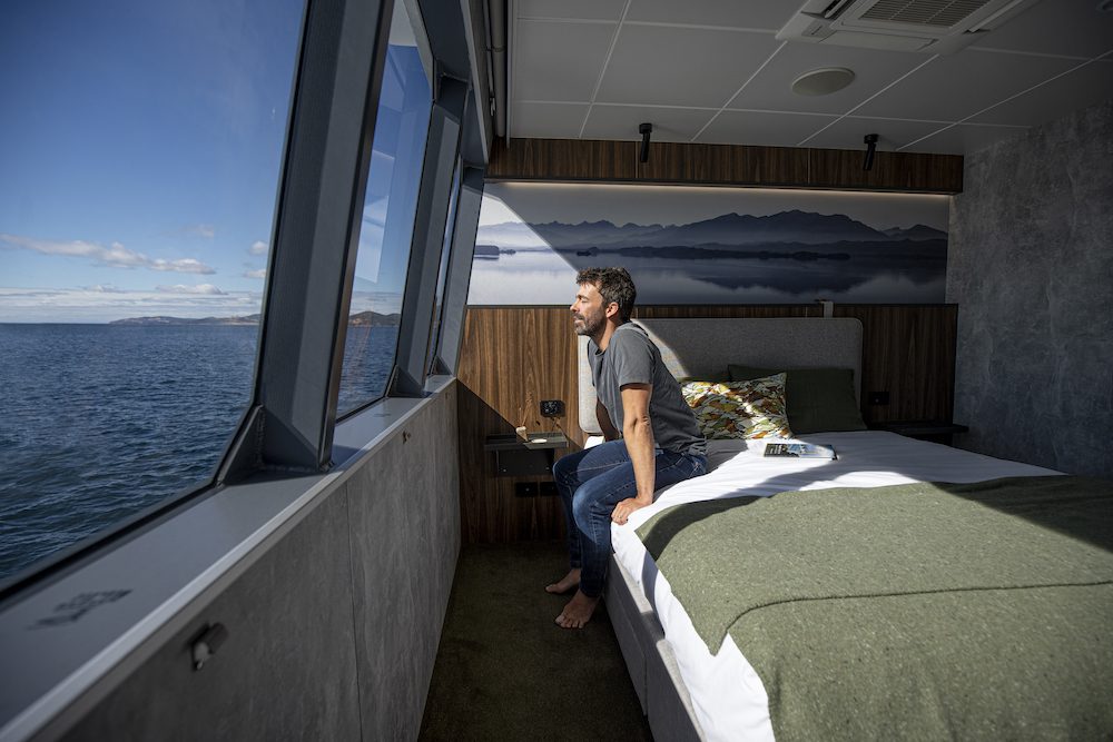 Luxury Lodges of Australia adds Tasmania's 'On Board' to collection 1 On Board Odalisque III cabin, a member of Luxury Lodges of Australia