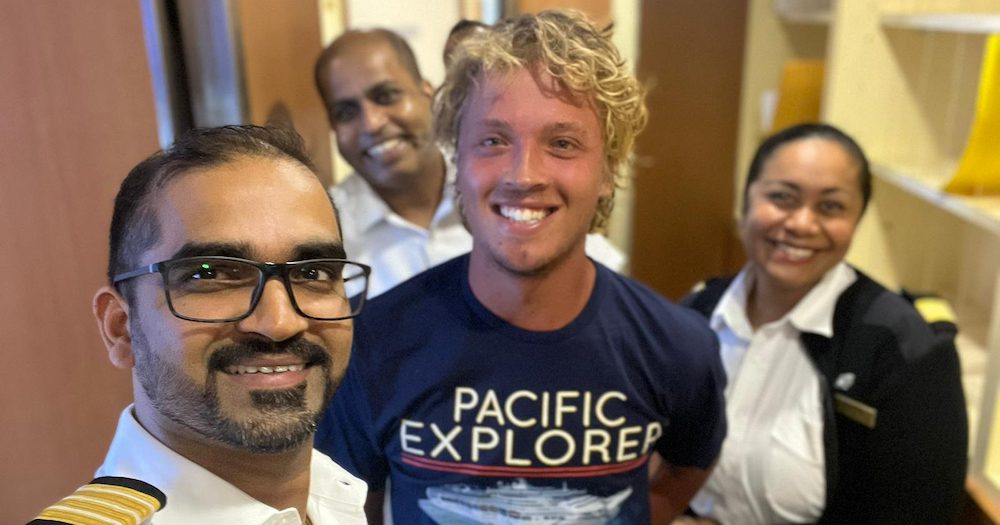P&O Cruises’ Pacific Explorer rescues Aussie attempting world record