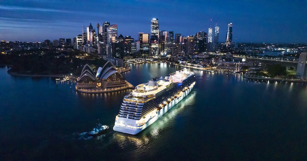 Princess Cruises' Royal Princess arrives into Sydney 23 October