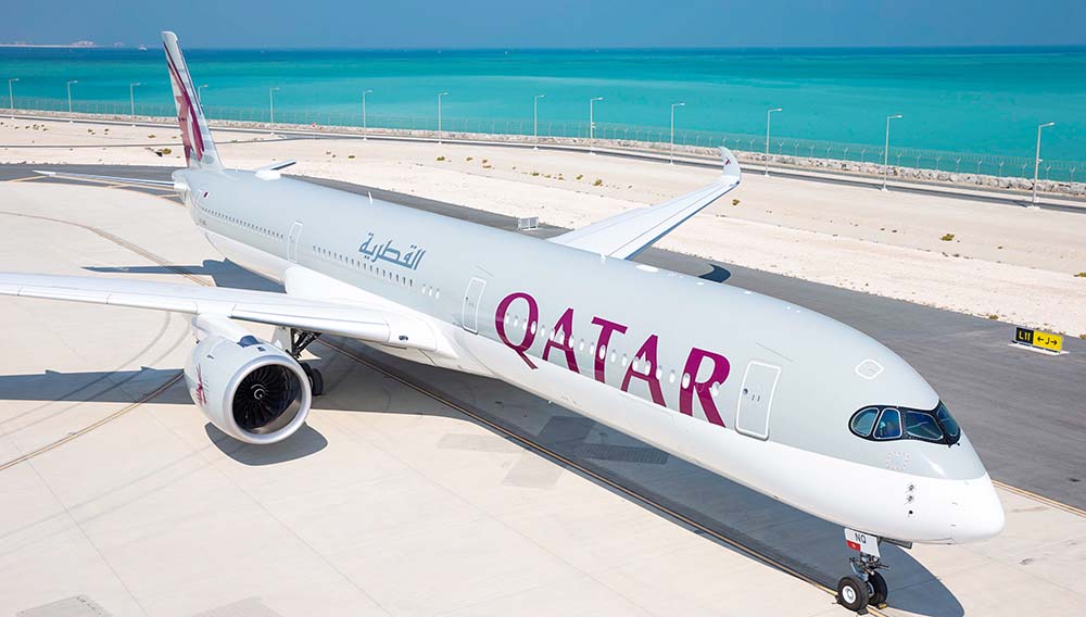 QR plane in Doha