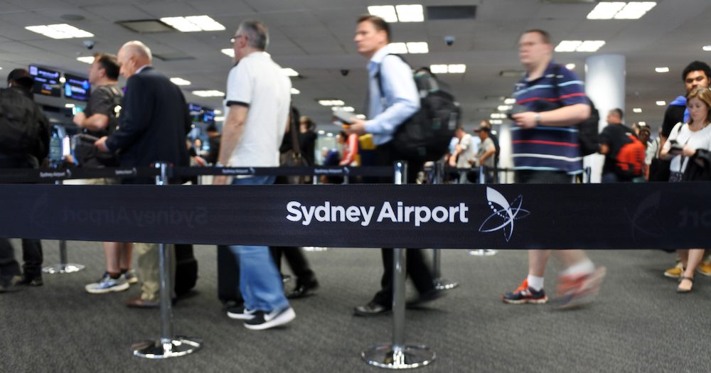 Sydney Airport arrivals