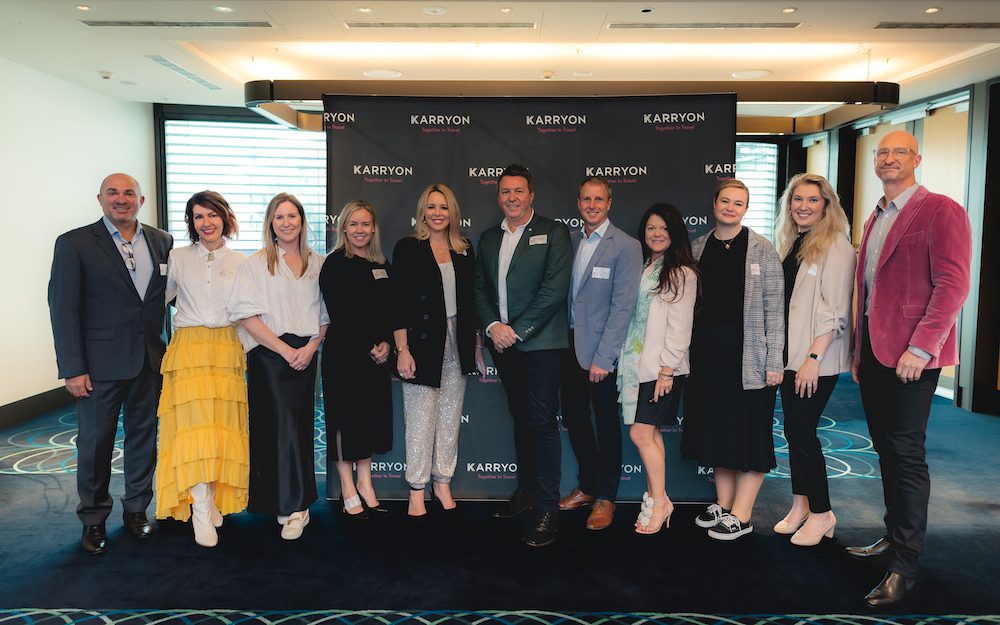 Sponsors of Open Mindset including Norwegian Cruise Line G Adventures Mastercard Cash Passport and Air New Zealand with Dani Tuffield and Matt Leedham from Karryon