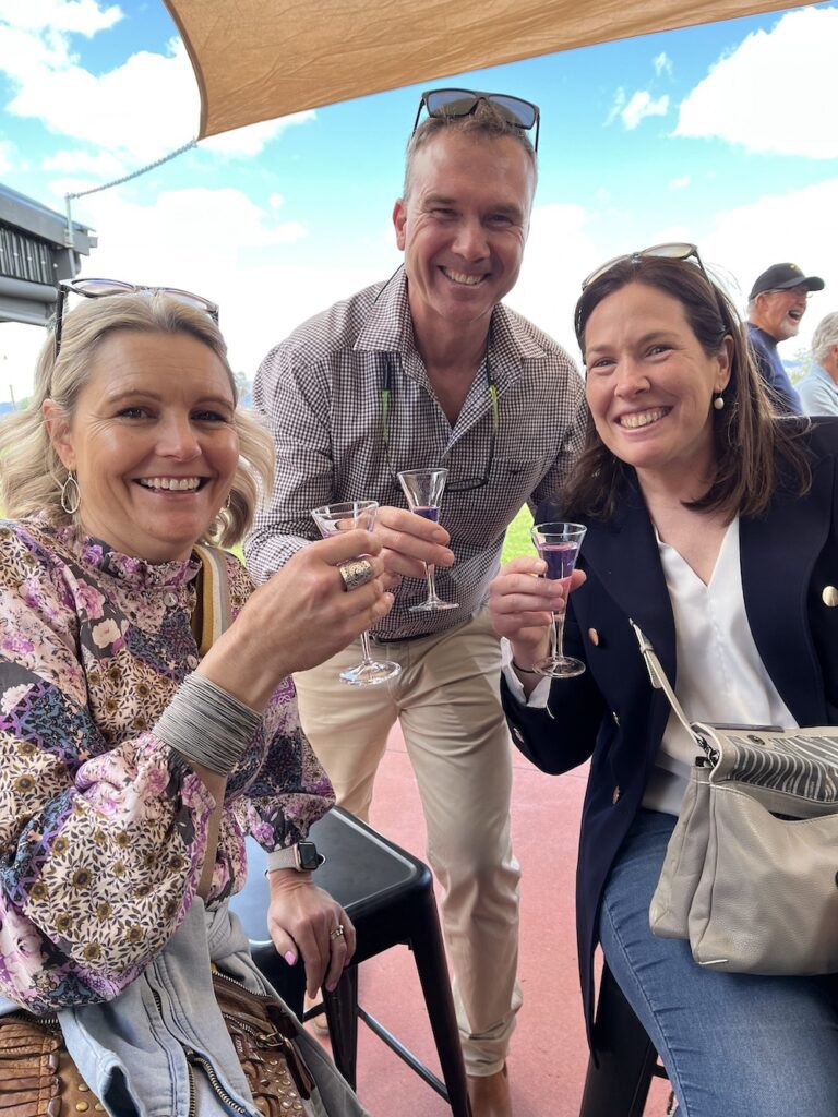 70-year-old, Travellers Choice agency marks 3 decades with Box family 1 (L-R) Bec and Glenn Box with Travellers Choice National BDM Paula Moylan.