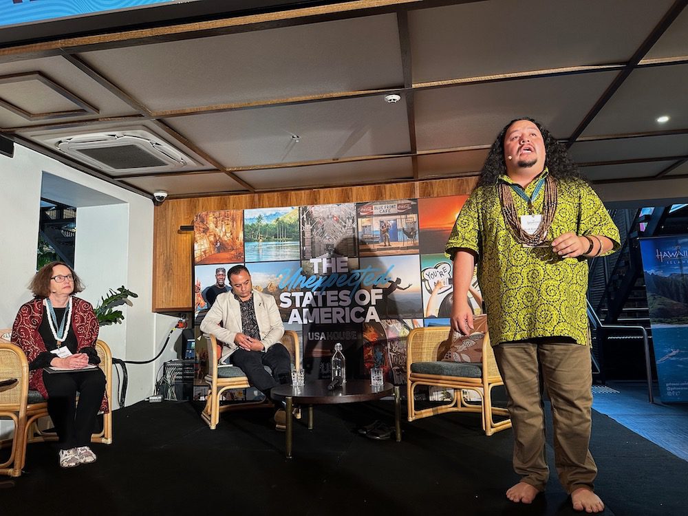 “This weekend’s referendum has obviously been a really devastating result for our First Nations people. So, unfortunately Aunty Magret who was going to be on the panel and do the Welcome to Country has had to take time out for silence and to reflect on the result and its implications for Aboriginal and Torres Strait Islander people.” 


The event brought together the Hawaiian Islands and Aerteroa New Zealand, meeting in Australia — “three nations with extraordinarily rich indigenous cultures and traditions,” said Walshe. 
