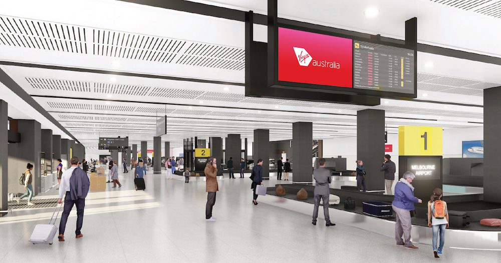 Melbourne Airport: Virgin arrivals hall to nearly double in size, create ground floor T3-T4 link