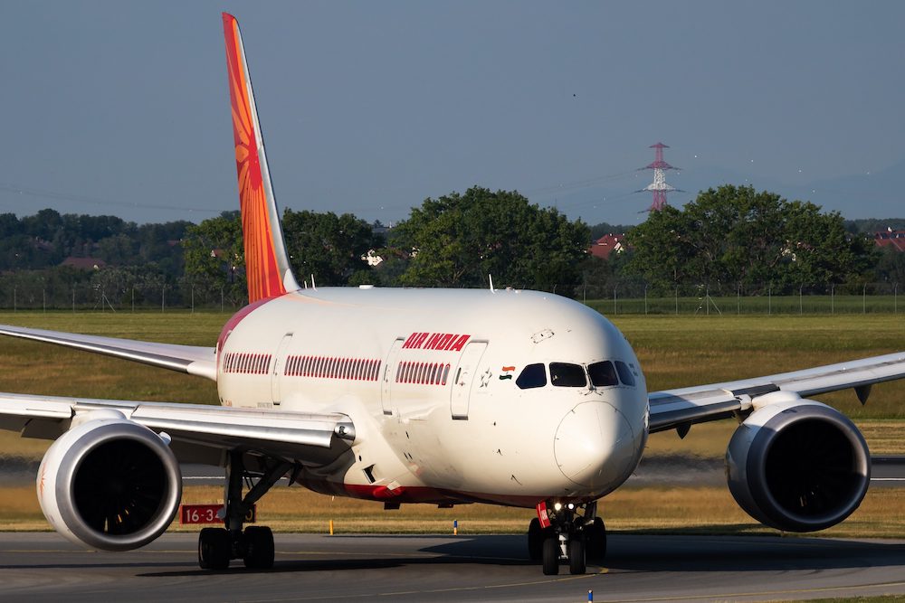 An Air India Dreamliner.