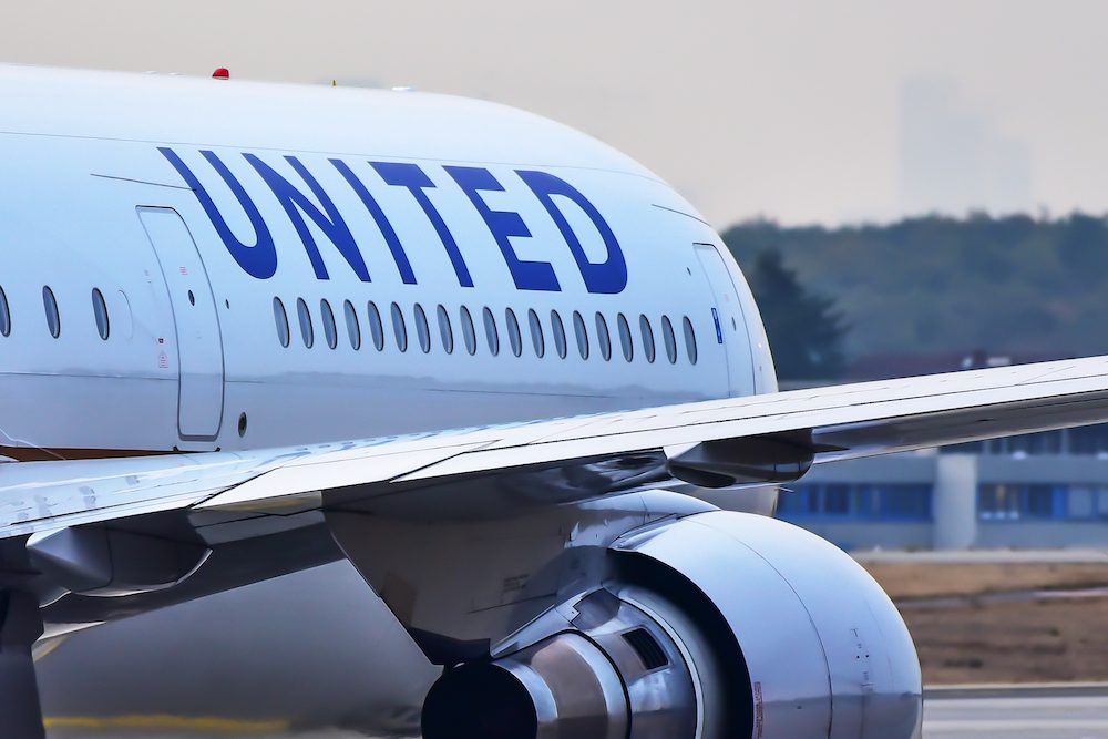 A United Airlines B767.